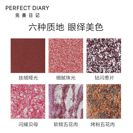 【闪电发货】完美日记 PERFECT DIARY 中国国家地理十六色眼影幻想家 03 赤彤丹霞 18g